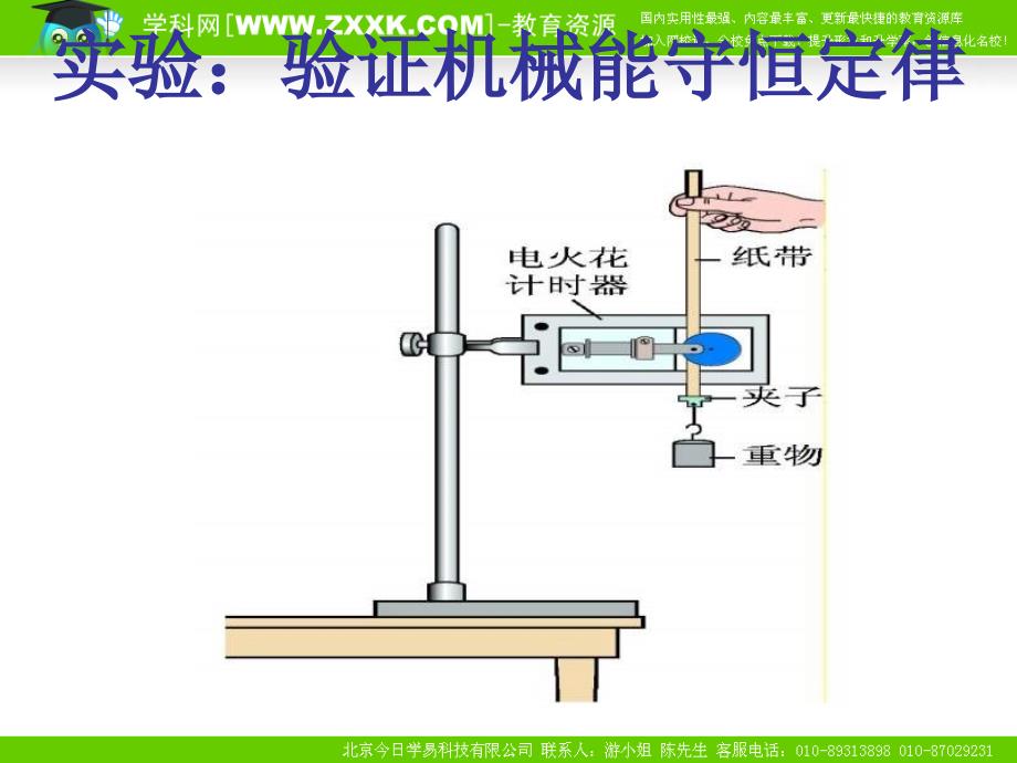 物理：7.9《实验：验证机械能守恒定律》课件(1)(新人教版必修2)_第1页