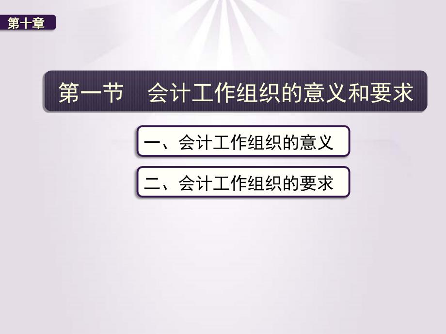 新编基础会计大连理工出版社第十章会计工作组织与职业规范_第3页