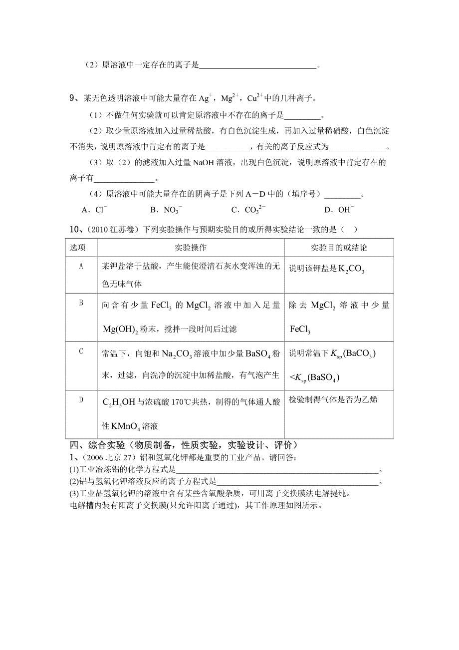 Microsoft Word - 高考化学实验专题_第5页