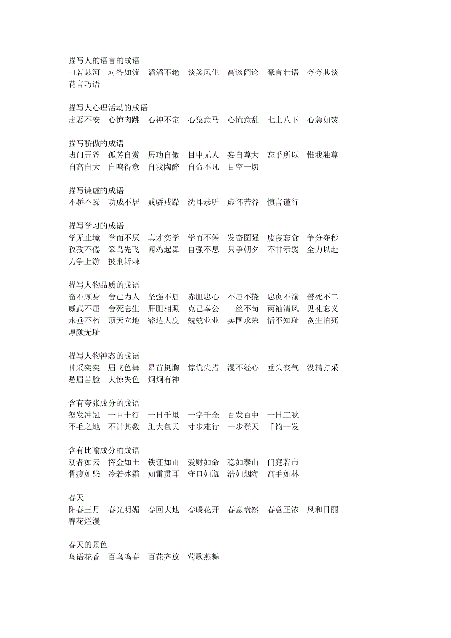 描写人的语言的成语_第1页