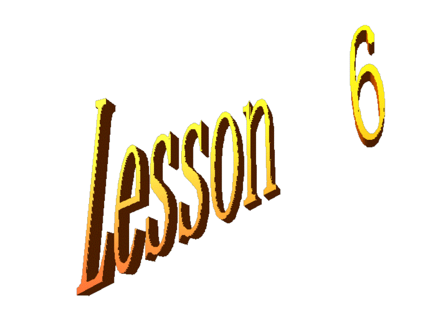 冀教版英语八年级上册Lesson6课件_第1页