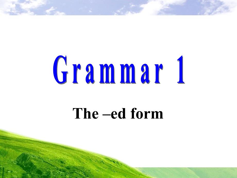 外研版英语必修一Module3 Grammar_第3页