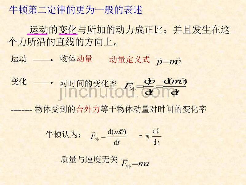 哈工大大学物理第2章--质点动力学基础(1)_第3页