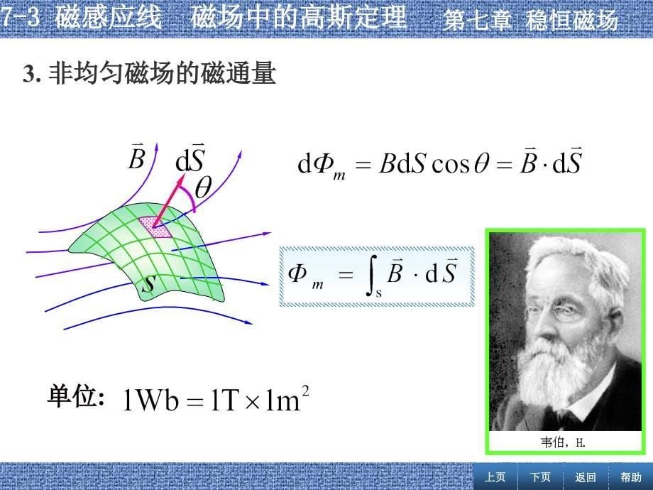 张丹海《简明大学物理》7-3 磁感应线 磁场中的高斯定理_第5页