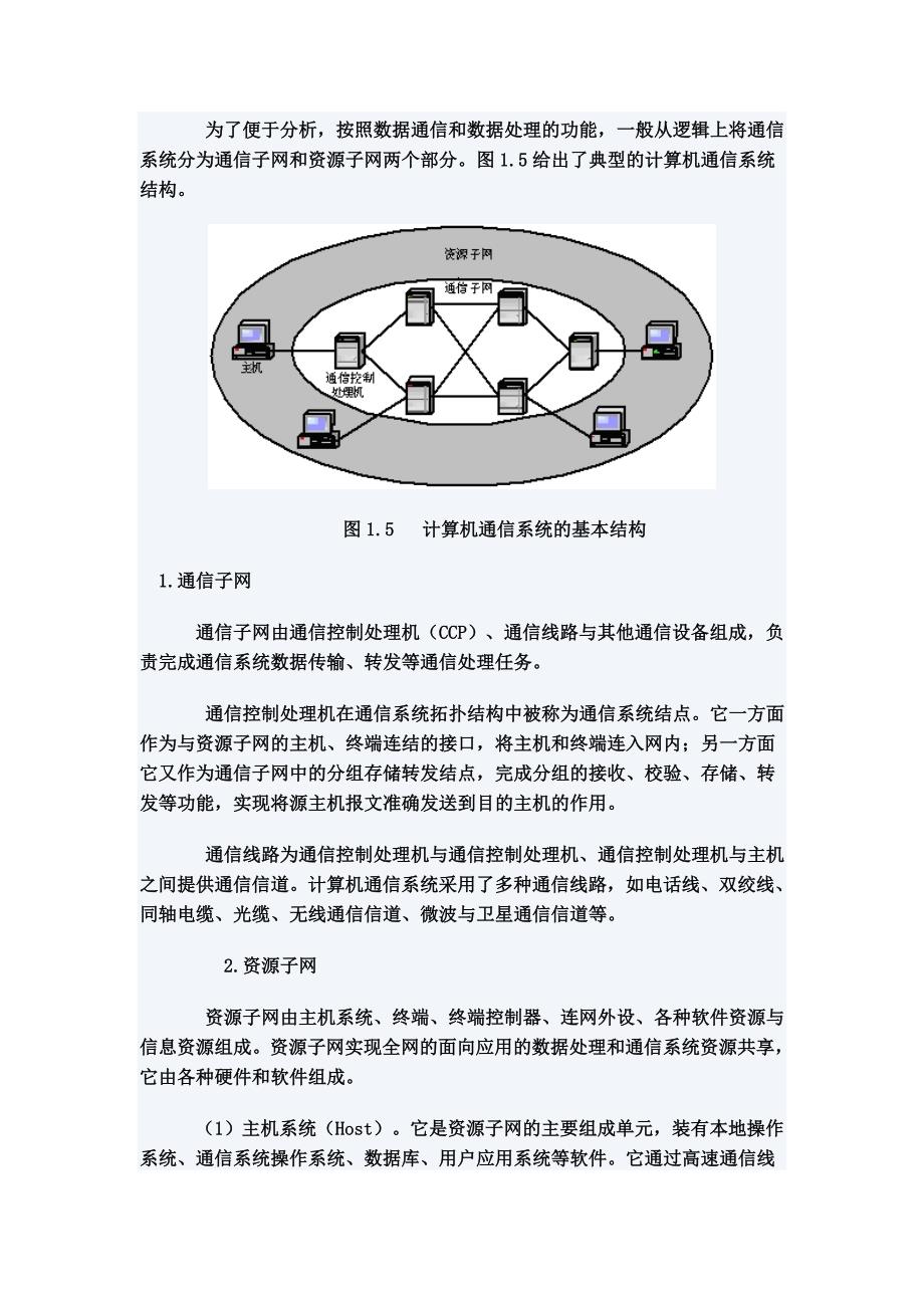 计算机通信系统的特点结构组成及功能_第2页