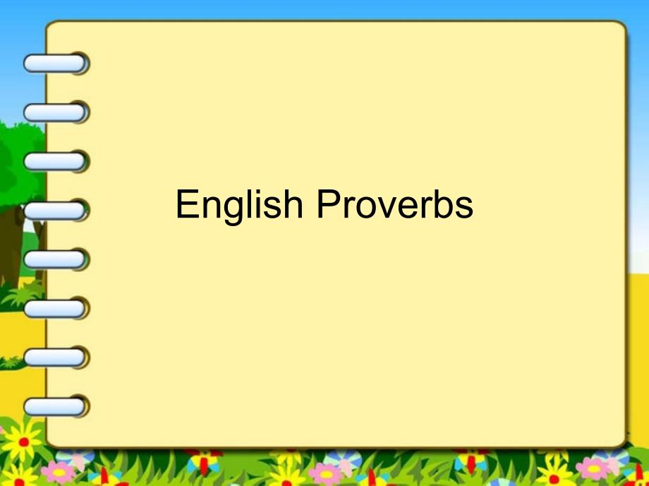 常用英语谚语English Proverbs_第1页