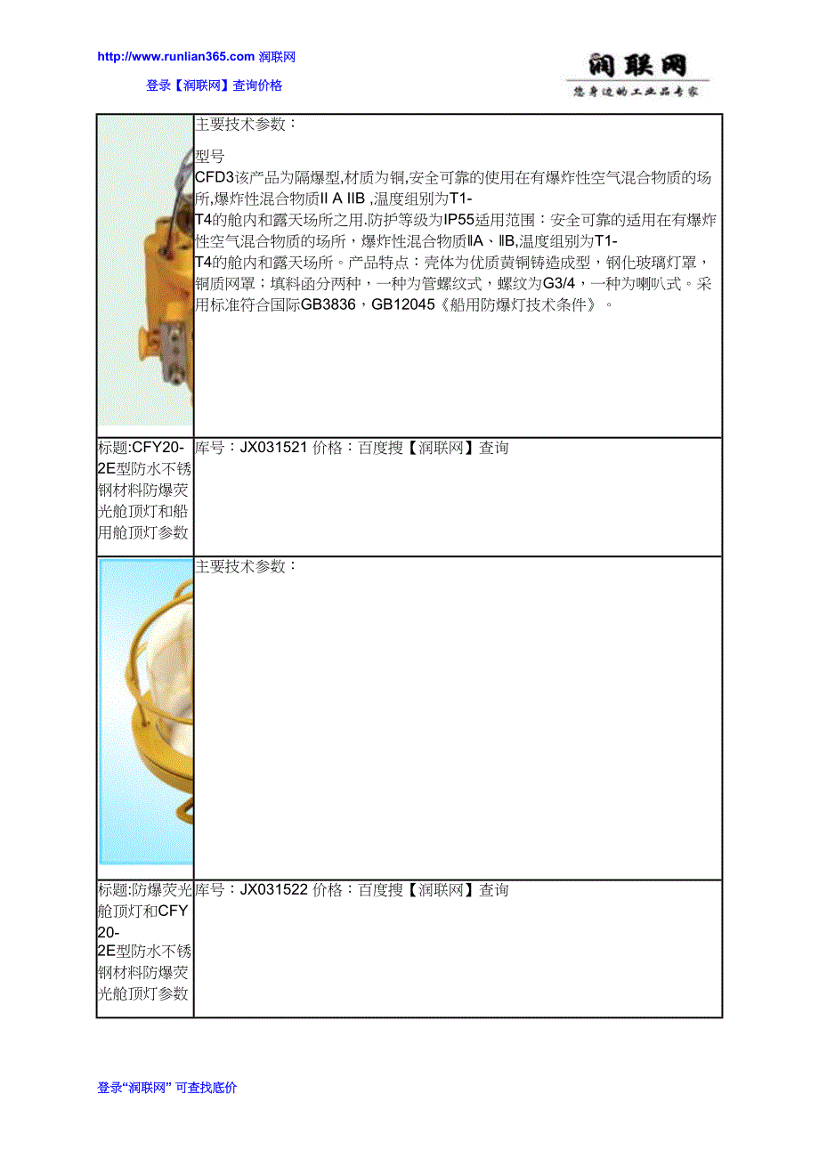 CCD9-5铜质白炽舱顶灯和bnc6230防爆防眩泛光灯价格_第2页