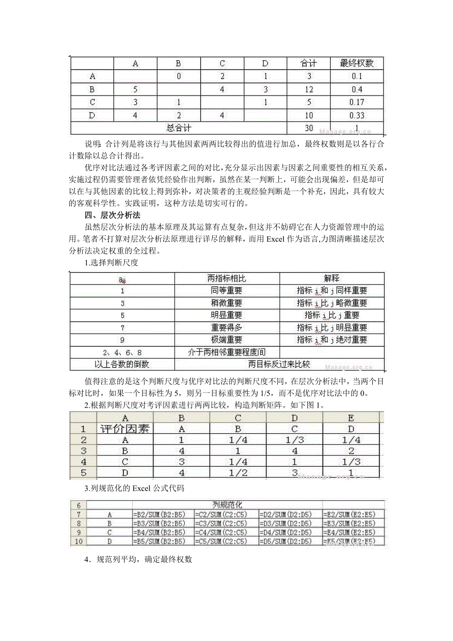 绩效考核指标权重的计算方法_第2页