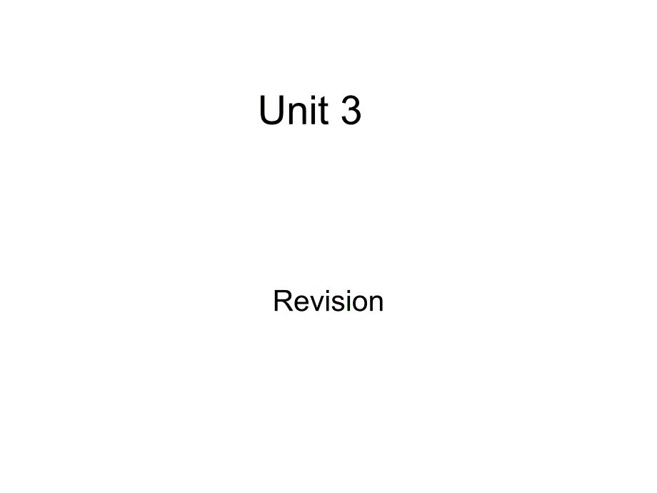 新目标英语九年级单元复习课件Unit_3_revision_第1页