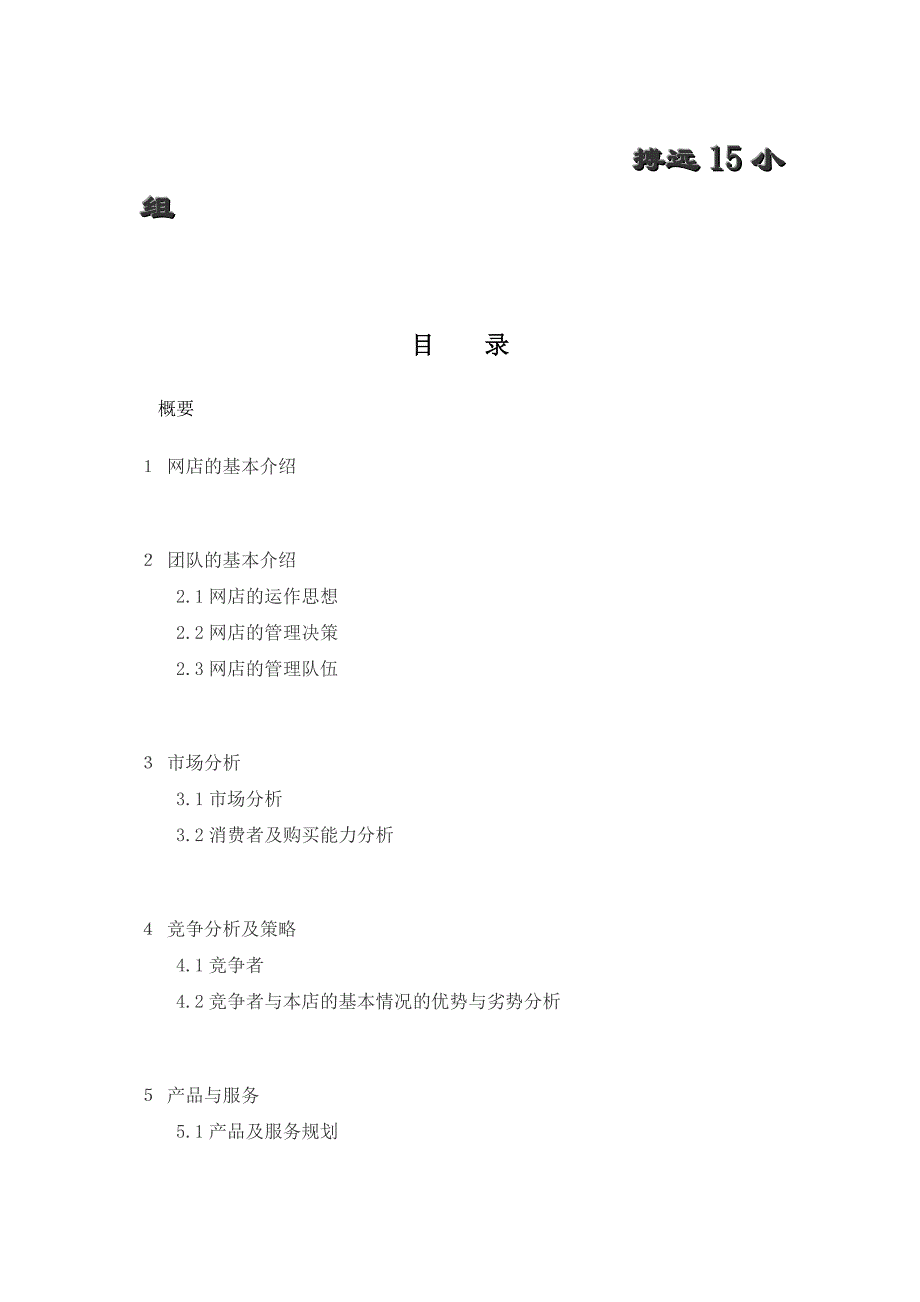 网店网络营销策划书_第2页