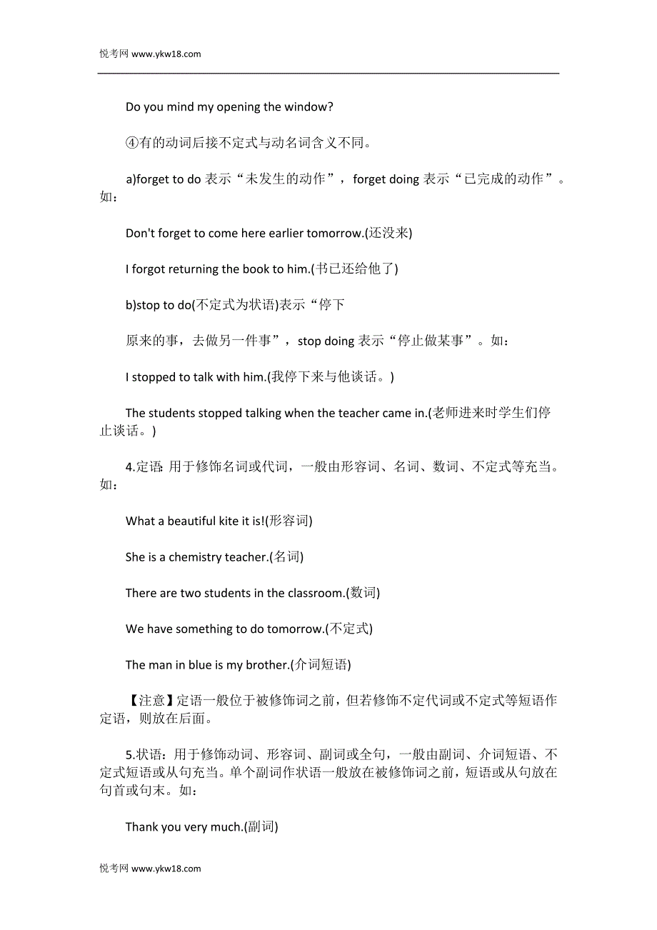 初中英语语法之非谓语动词_第3页