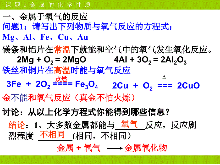 【课件】8.2金属的化学性质_第2页