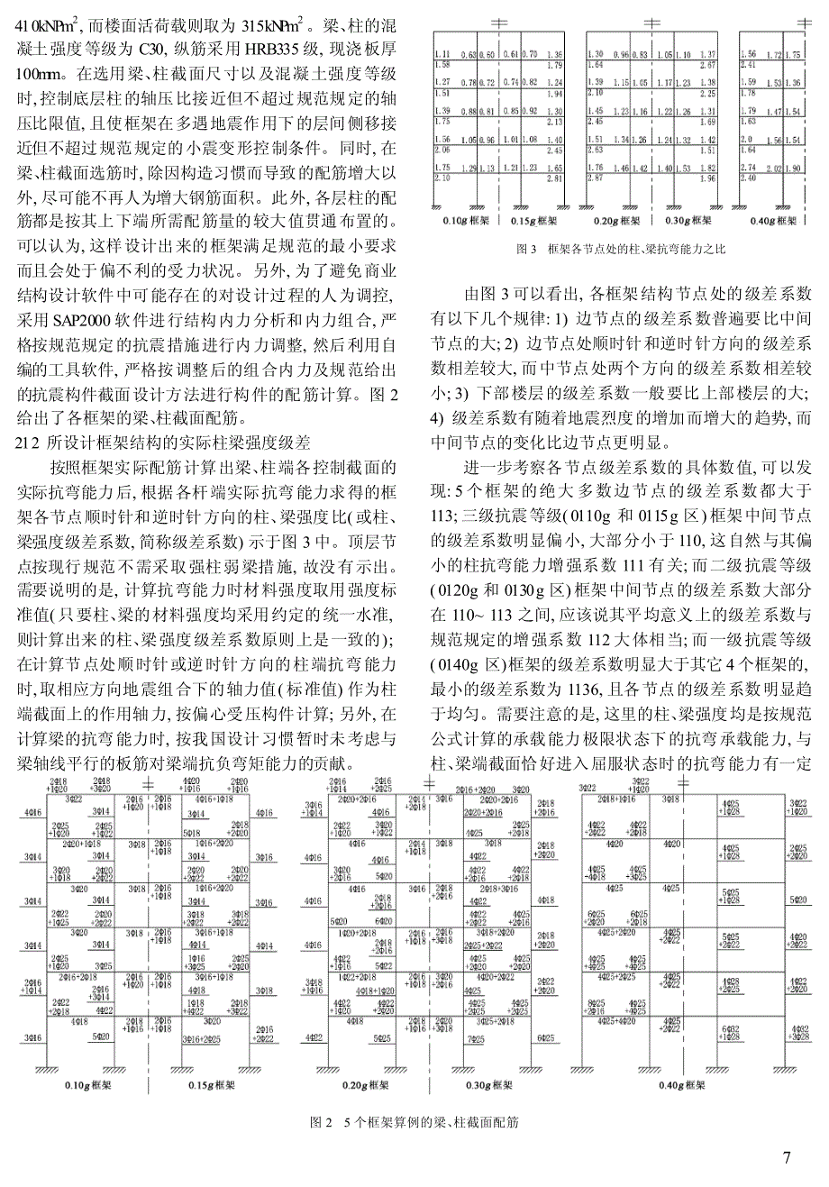 我国混凝土框架结构强柱弱梁措施的实际控制效果_第3页