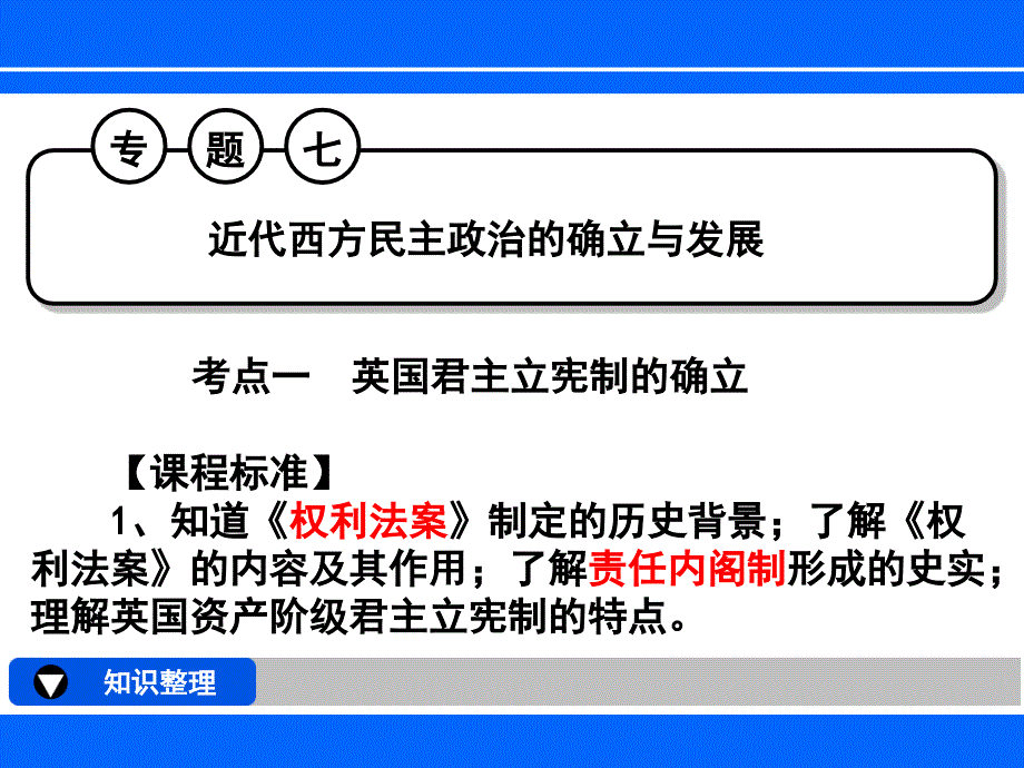 近代西方民主政治的确立与发展_第1页