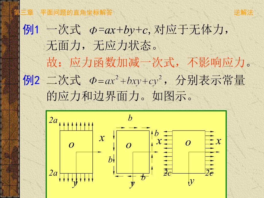 徐芝纶版弹性力学第三章精品课件_第3页