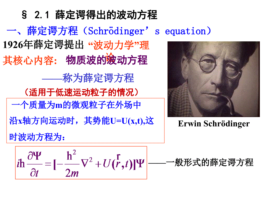 大学物理 第二章 薛定谔方程_第2页
