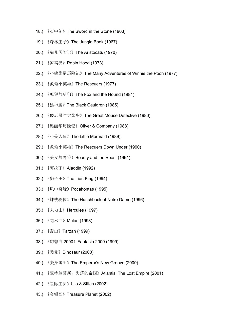 迪士尼50部经典动画片双语盘点_第2页