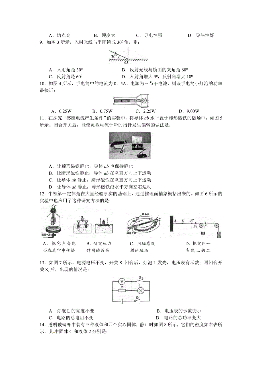 福建省福州市2012年中考物理试题_第2页