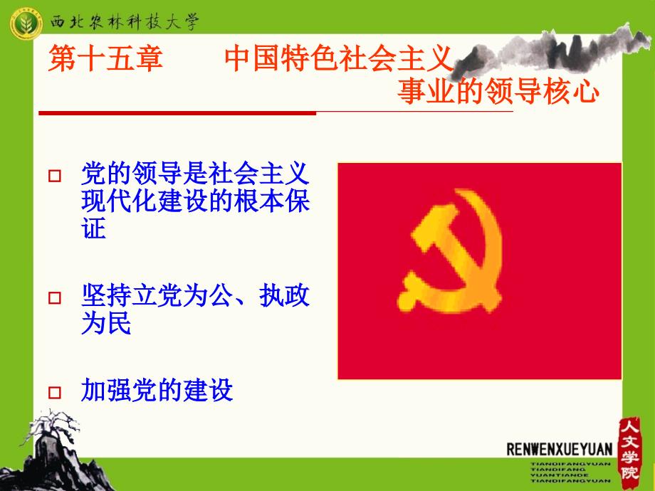 中国特色社会主义事业的领导核心_第1页