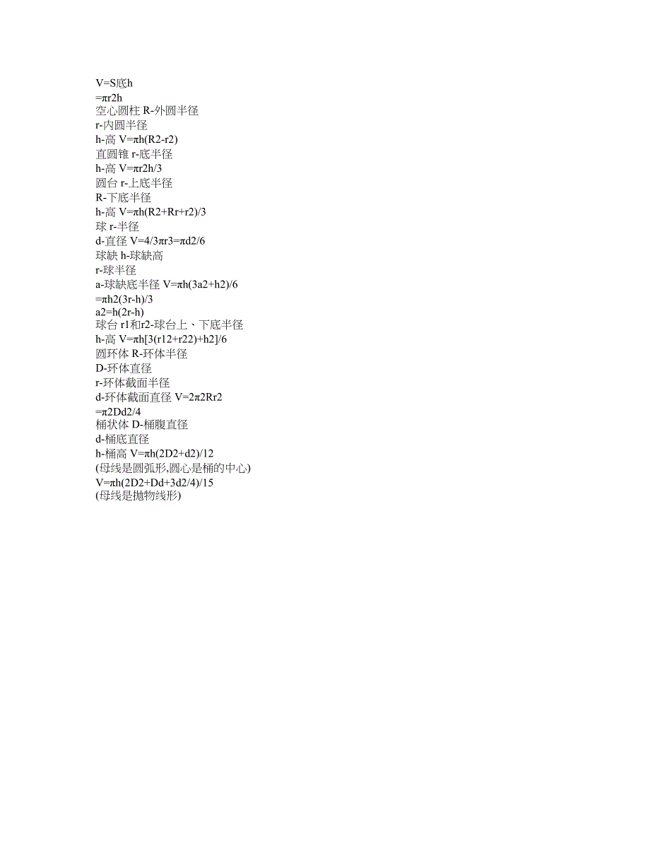 初中数学：常见的平面图形常用公式大全_第3页