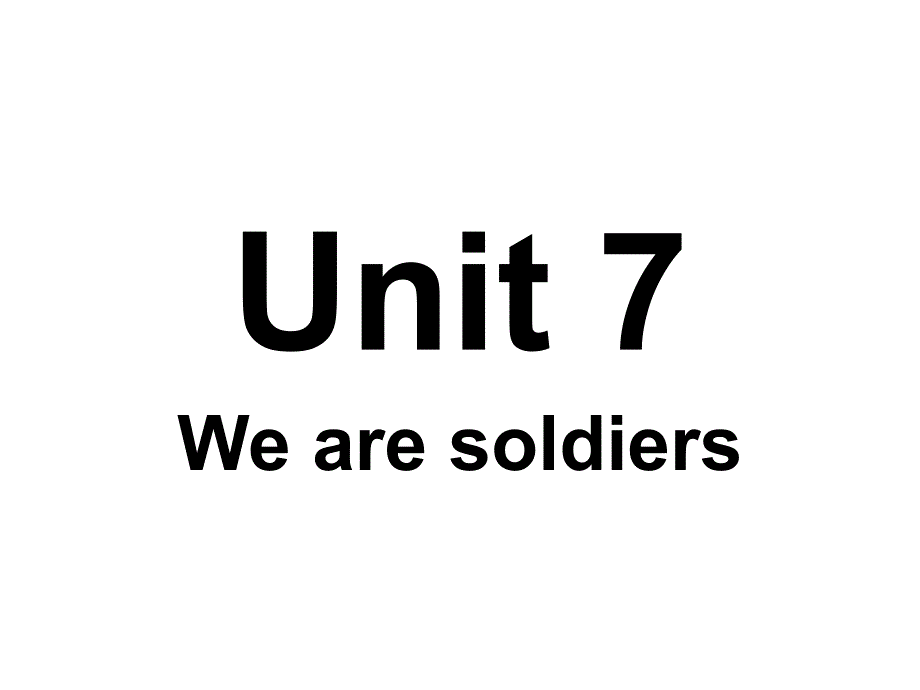 湘少版英语四年级上Unit 7教学课件_第1页