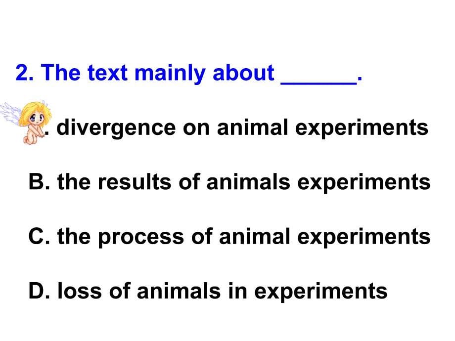 高一英语课件：Animal experiments Integrating skills_第5页