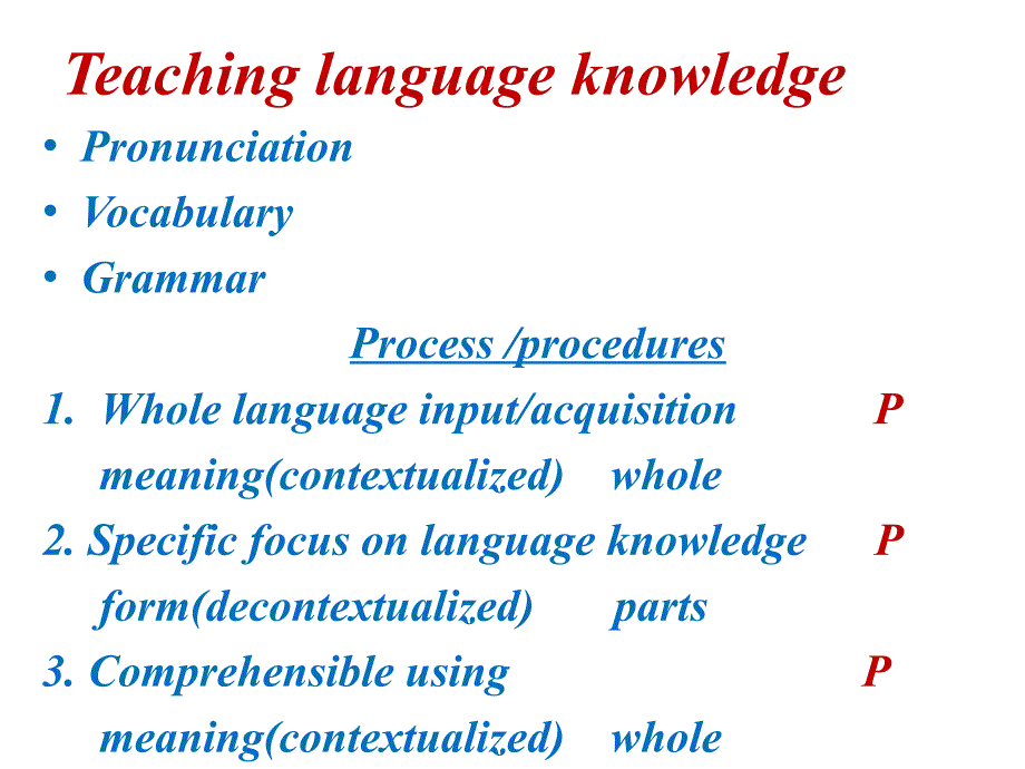 英语教学法WEEK 15 Revision_第2页