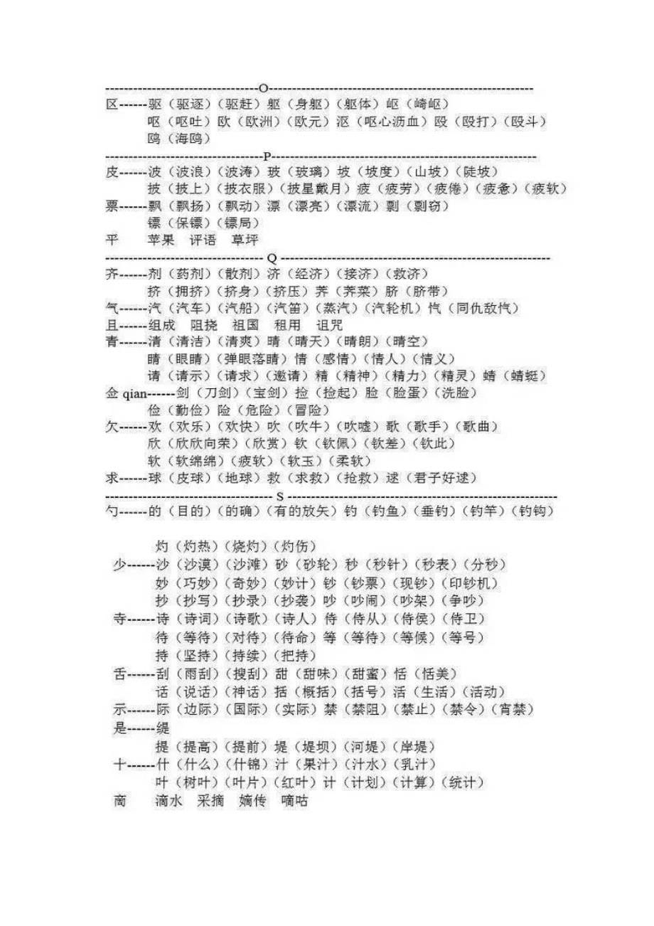 给汉字加偏旁组成新字并组词_第5页