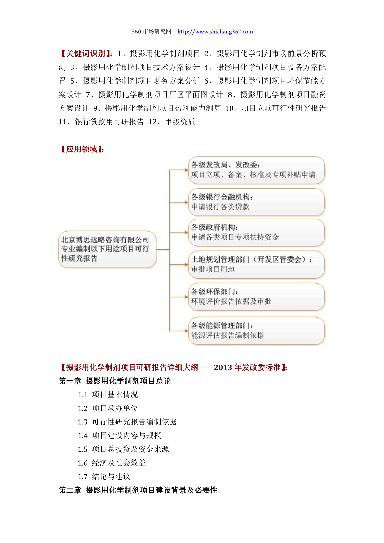 摄影用化学制剂项目可行性研究报告(技术工艺设备选型财务概算厂区规划)设计_第2页