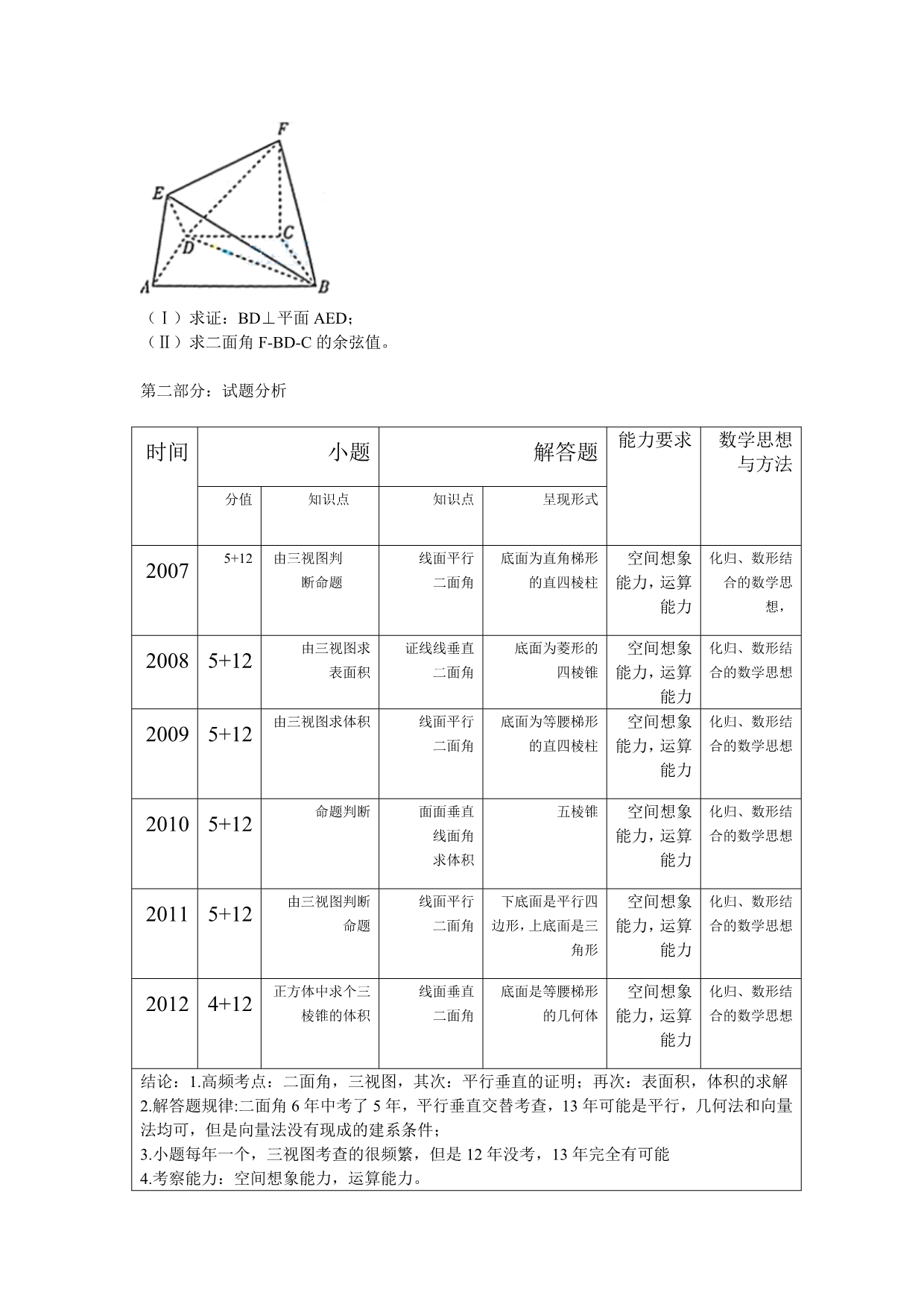 立体几何文登市普通高中“金字塔备考模式”――学习目标建构单模板三中_第4页