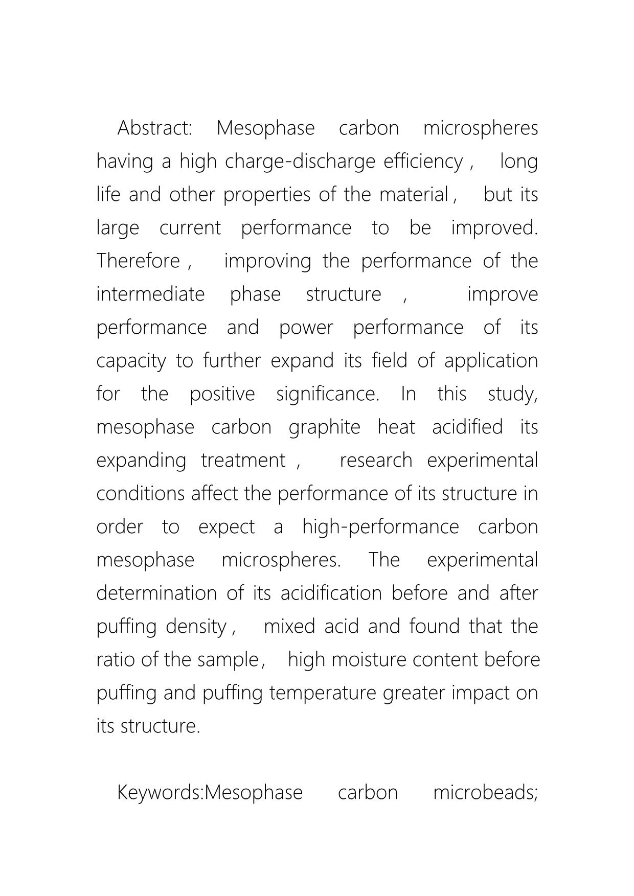 中间相碳微球的改性及性能表征_第2页