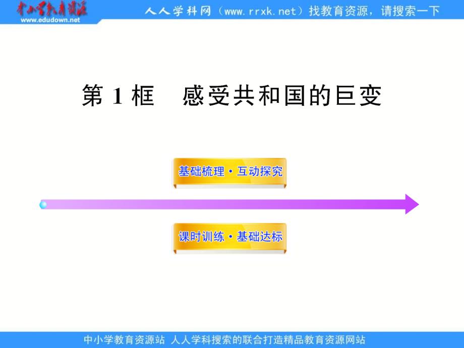 鲁教版九年《感受共和国的巨变》ppt_第1页