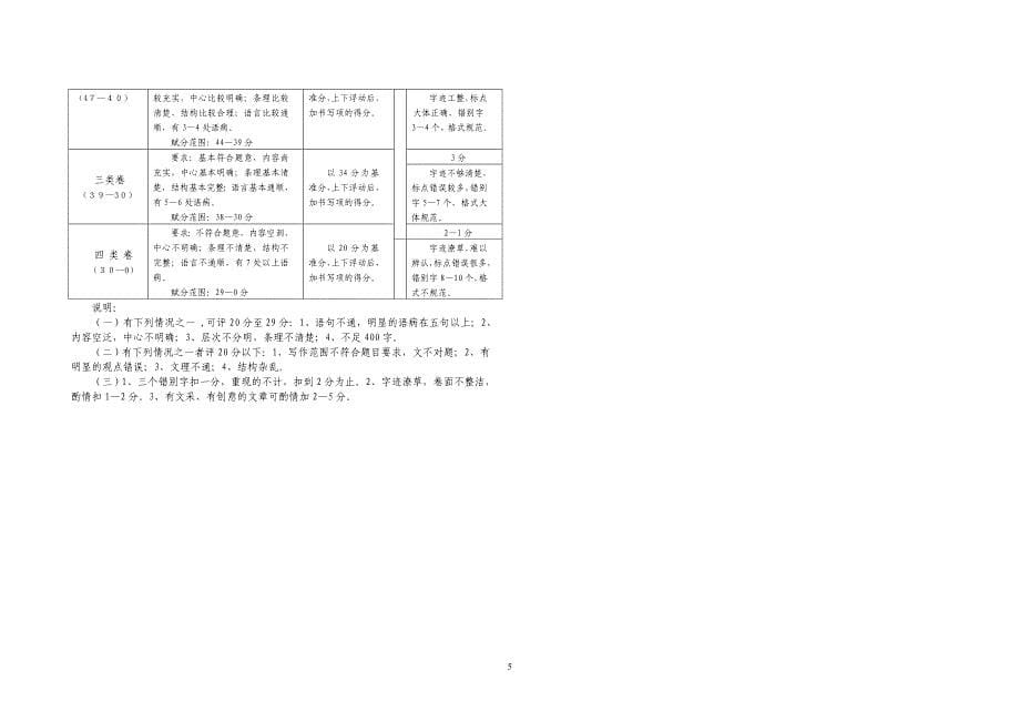 人教版九年级语文上册期中试卷_第5页