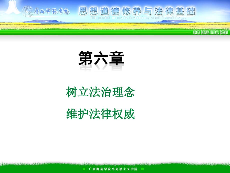 思想道德修养与法律基础第六章第二专题_第1页