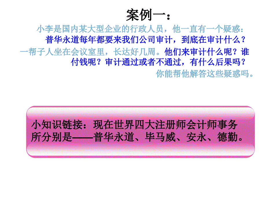 审计学1(含案例与例题参考教材董小红版)_第4页