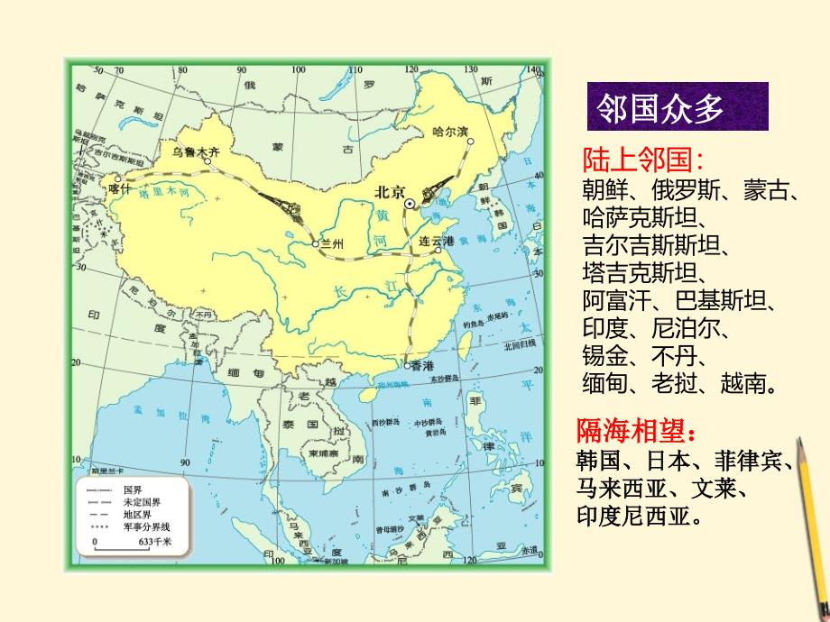 湖南省邵阳五中八年级地理《1.1 辽阔的疆域》课件 人教新课标版_第3页