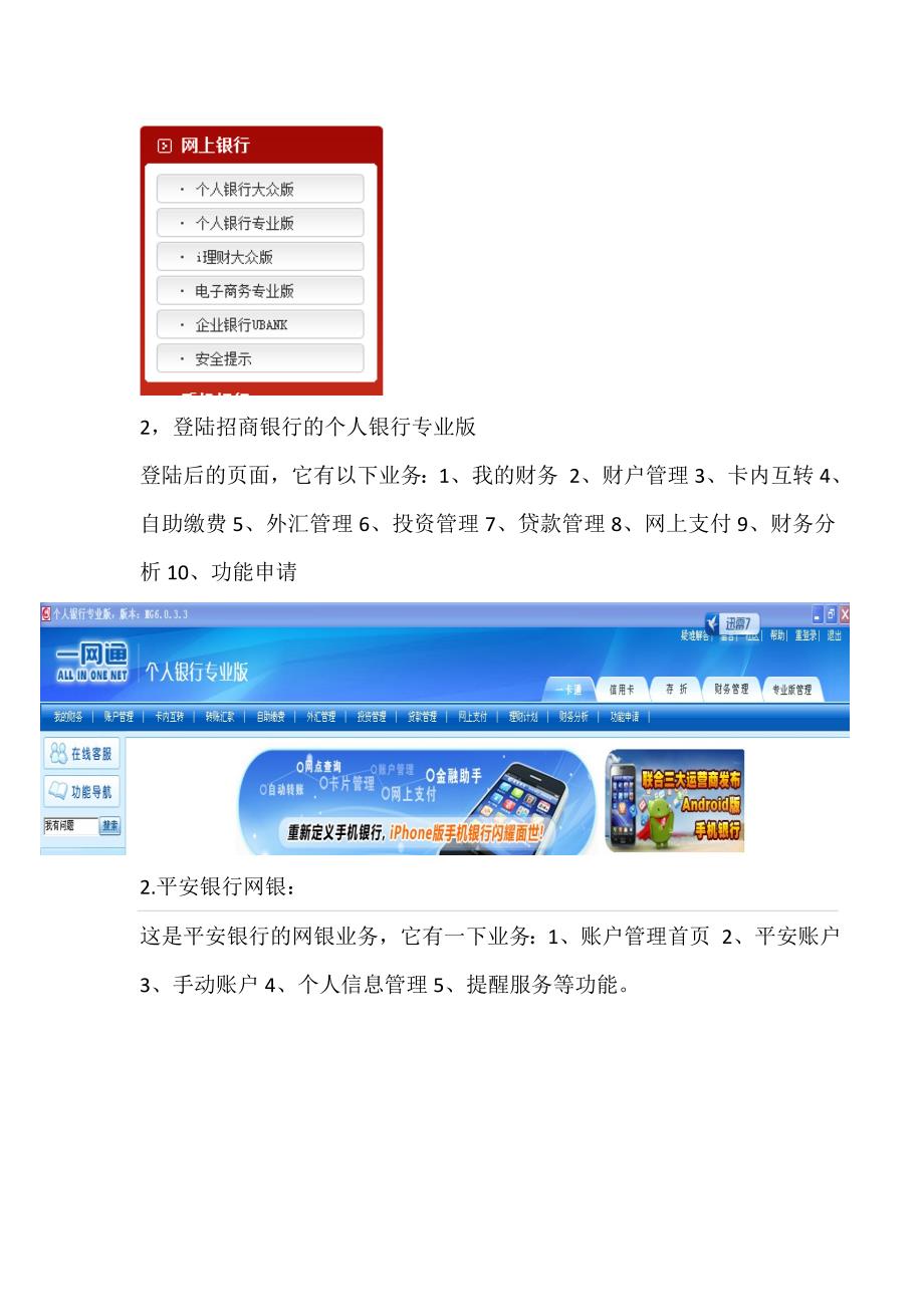 招商银行网银分析报告终极版_第2页