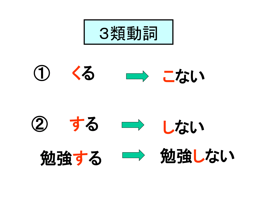 日语基础语法な形变化和句型_第4页