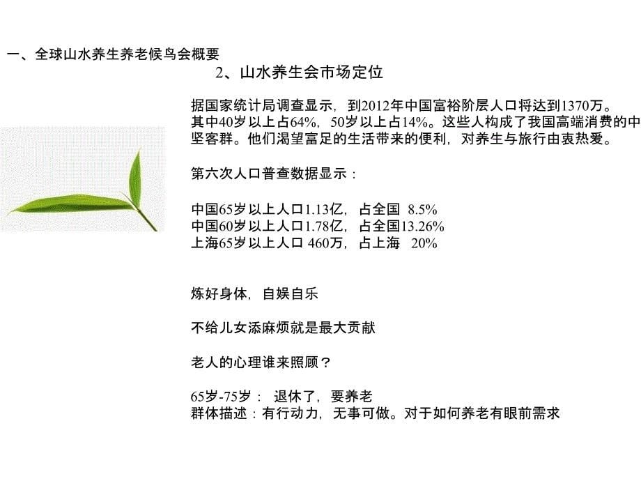 全国山水养生养老候鸟会商业计划书_第5页