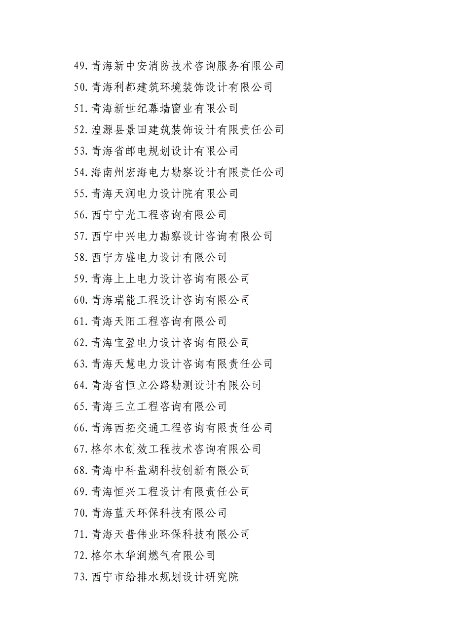 2013年度青海省建设设计院和企业信誉评定结果的_第4页