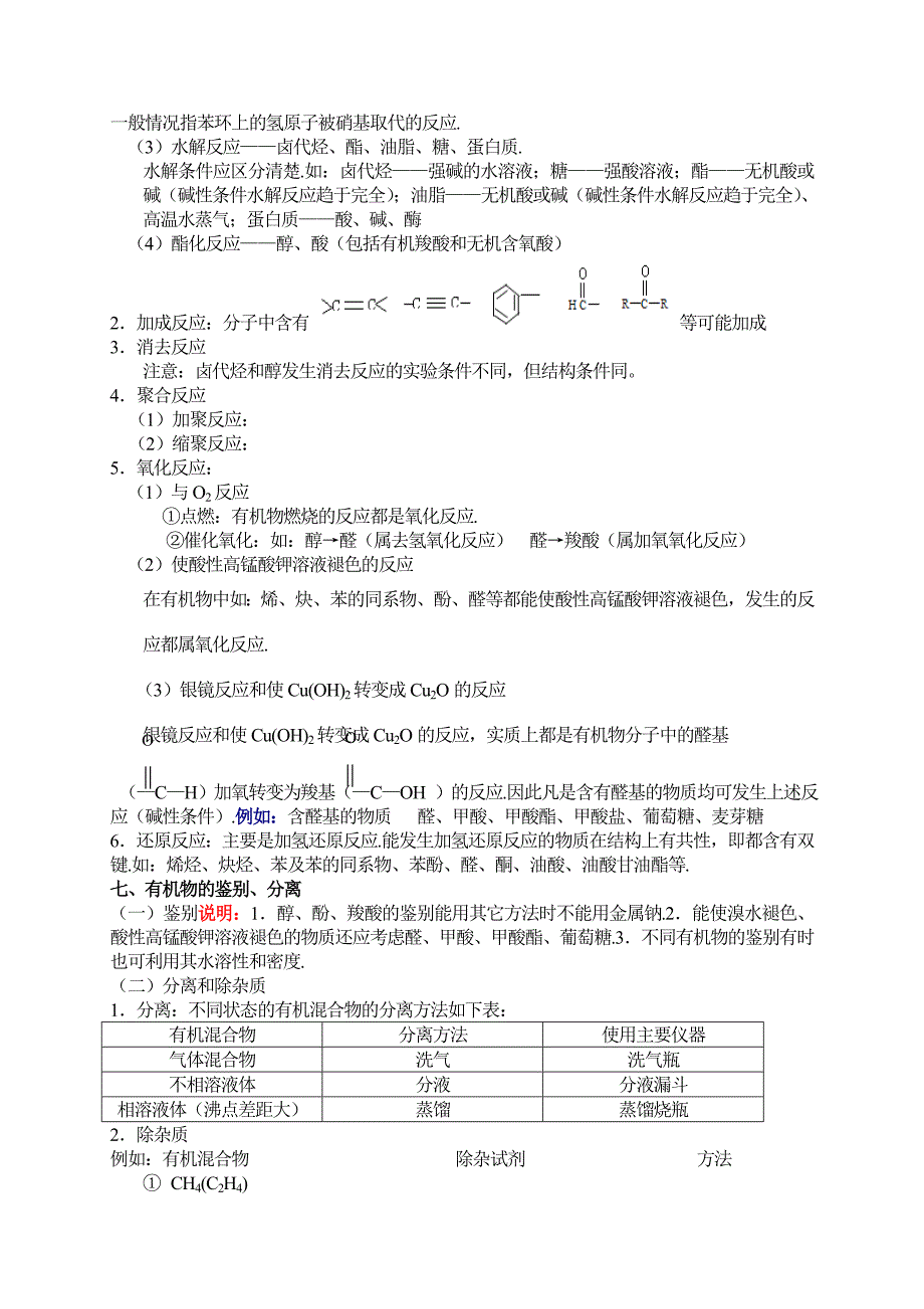 选修五 《有机化学基础》复习提纲_第2页