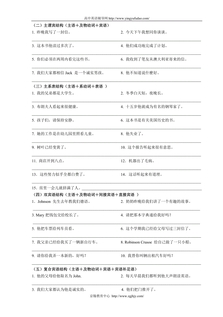 高考英语写作专题如何写好简单句_第4页