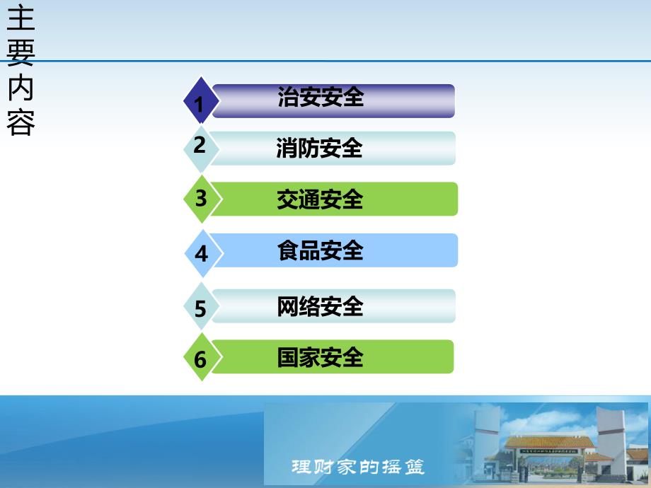 学生安全知识教育班会、开学第一课(保卫处提供)_第2页