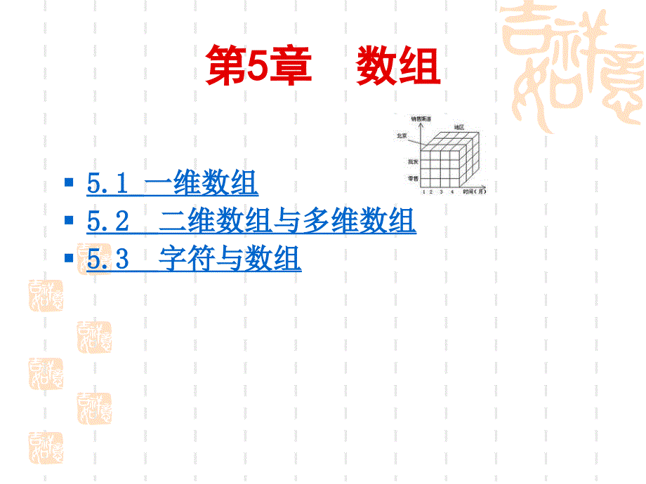 第05章：数组,C语言程序设计课件,与中南大学出版社教材相配套_第2页