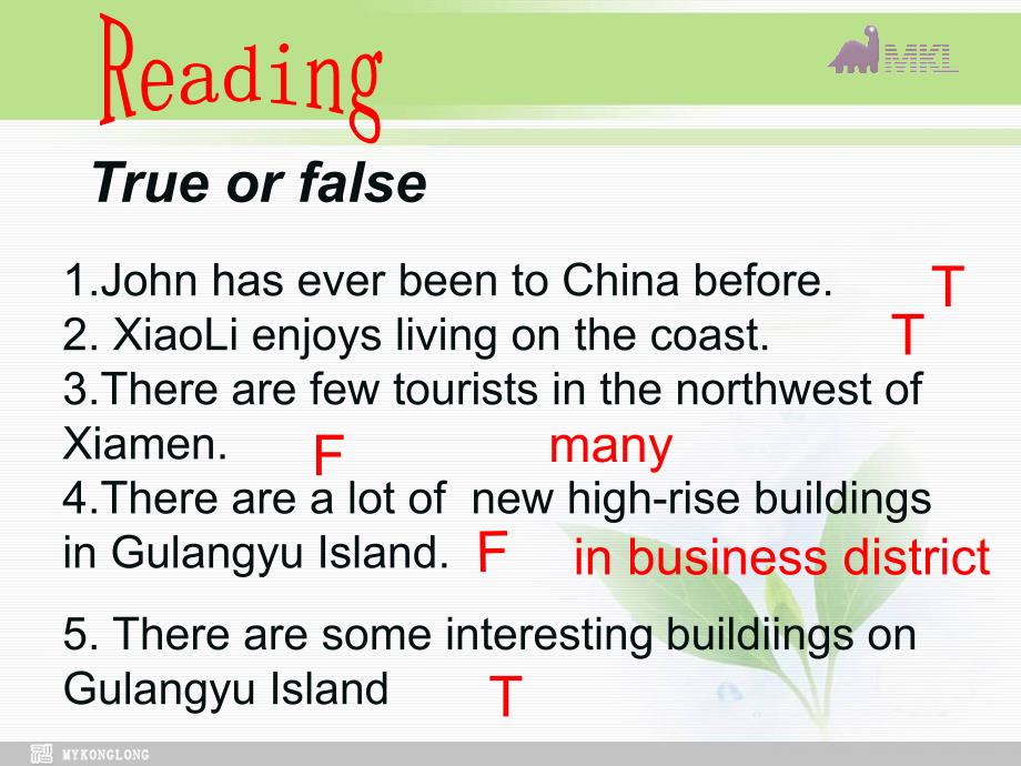 高一英语课件：Module4 Reading(外研必修1)_第3页