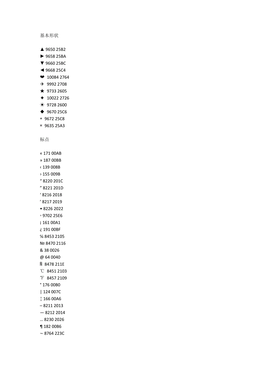 unicode字符集大全_第3页