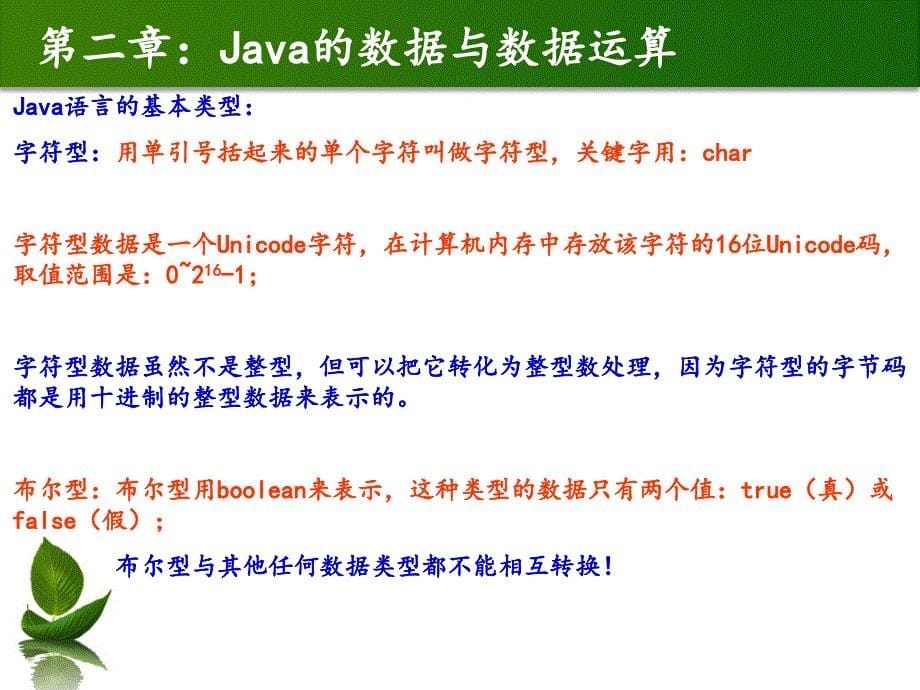 第二章：Java数据与数据运算_第5页