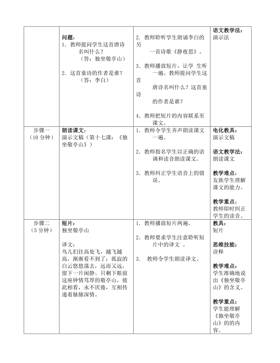 华文教学详案(讲读教学)_第2页