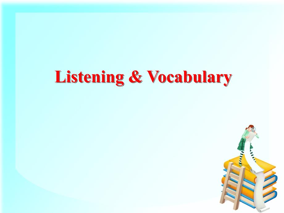 英语选修6Module 5课件 Listening & vocabulary_第2页