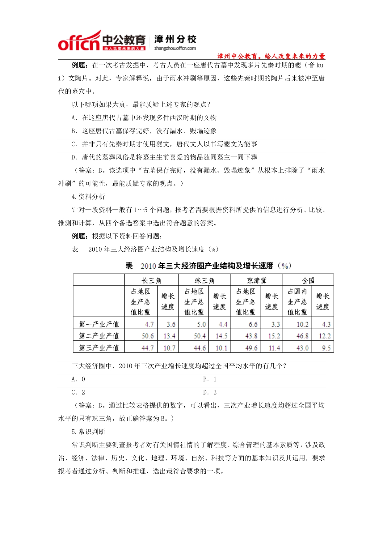 2014年国家公务员考试行测考试大纲_第4页